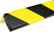 PRS stootrand hoekprofiel model 8 – geel-zwart – 1 meter Geel & Zwart 60 mm x 1 m (stuk) x 14 mm