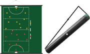 Oprolbaar HOCKEY coachbord (94x105 cm) + draagkoker