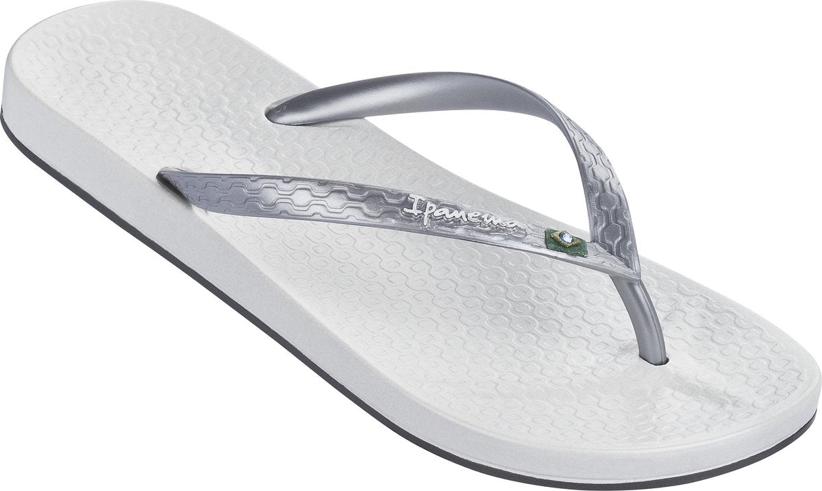 Ipanema Anatomic Brilliant Dames Slippers - White/Silver - Maat 38
