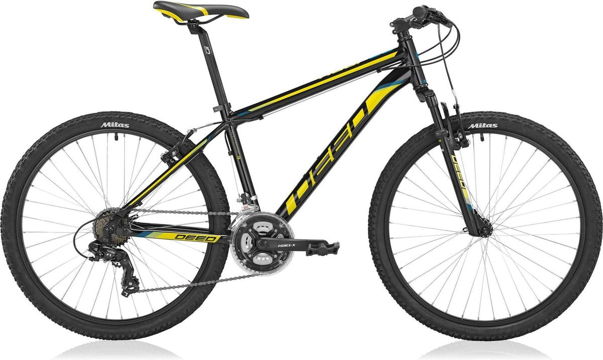 Deed Hoop - Fiets - Mannen - Zwart;Geel - 35 cm