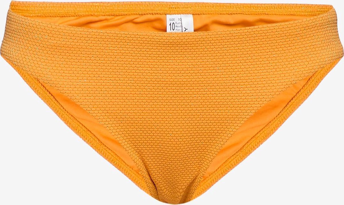 Seafolly  Goddess Loop Side Hipster Neon Mango - Dames Bikinibroekje Hipster - Maat 36