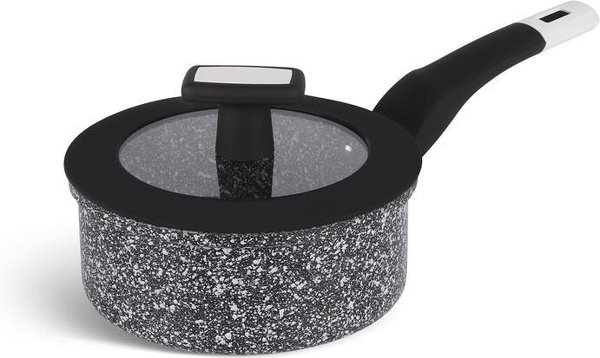 Edënbërg Stonetec Line - Steelpan Keramisch - 18 cm- 3-laags anti-aanbaklaag!