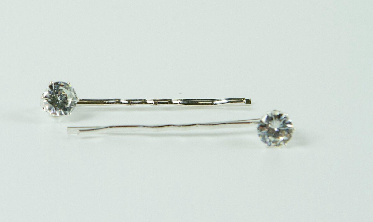 Schuifspelden met glas strass steen