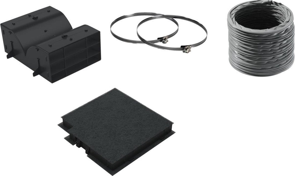 recirculatieset met koolstoffilter met anti-fish laag