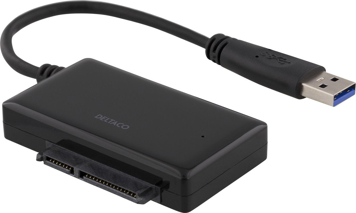 DELTACO USB3-SATA6G2 USB naar SATA adapter voor 2