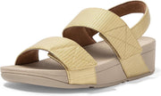 FitFlop™ Mina Textured Glitz Back-Strap Sandals Platino - Maat 39