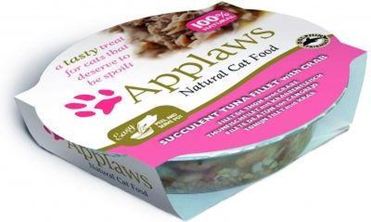Applaws cat pots tuna / crab kattenvoer 60 gr
