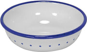 Glückskäfer Kom Wit/blauw Metaal Junior 14 X 14 Cm