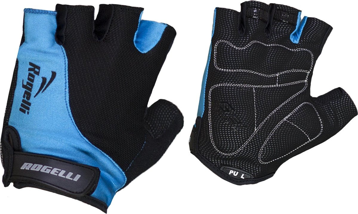 Rogelli Presa Fietshandschoenen - Heren - Maat M - Zwart/Blauw