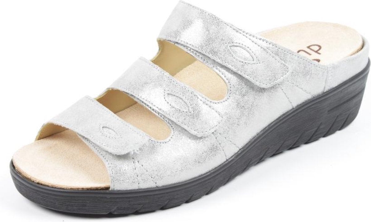 Durea Slipper 7369 044 Grijs 6683 - Wijdte G - Maat 8