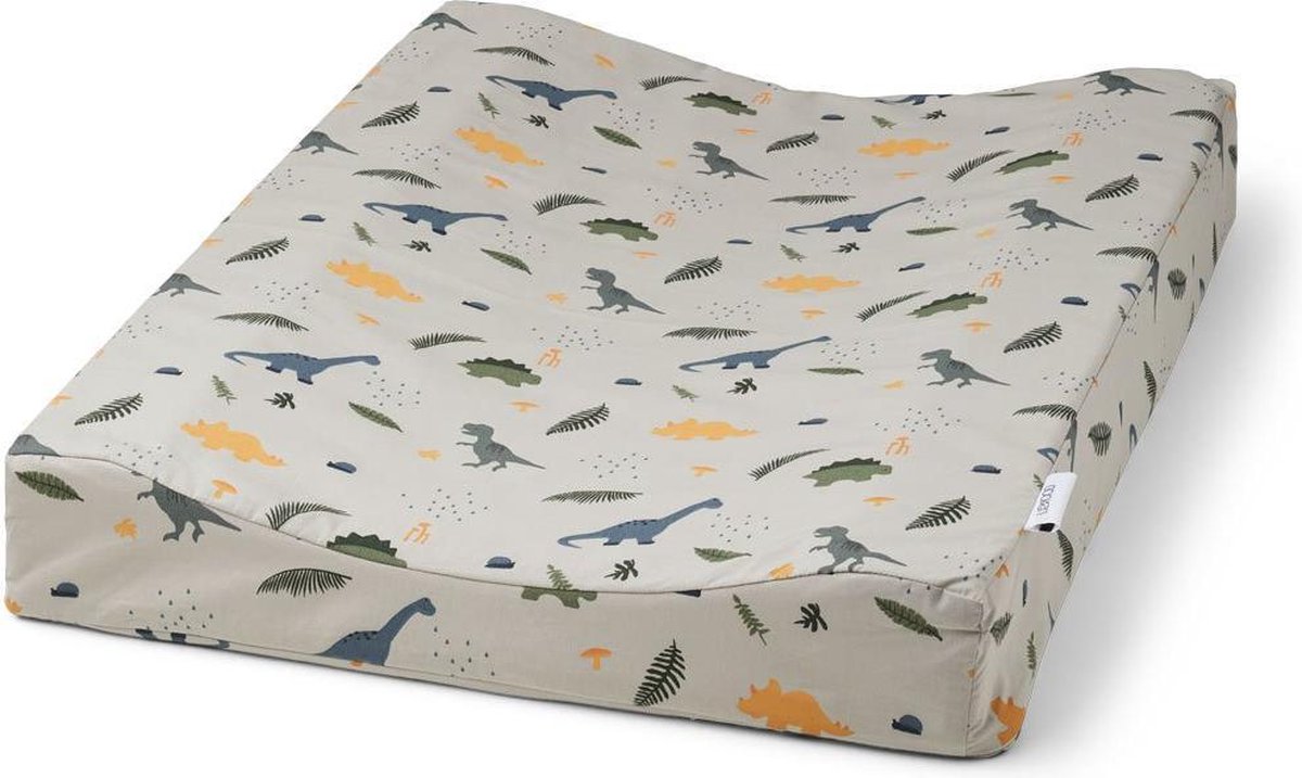 Fritz Changing Mat Dino Mix Dove Blue | Liewood