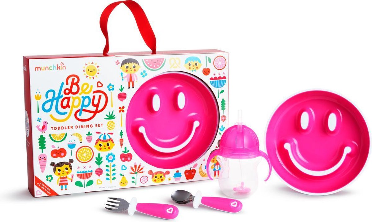 Munckin geschenkset Be Happy gift set Pink