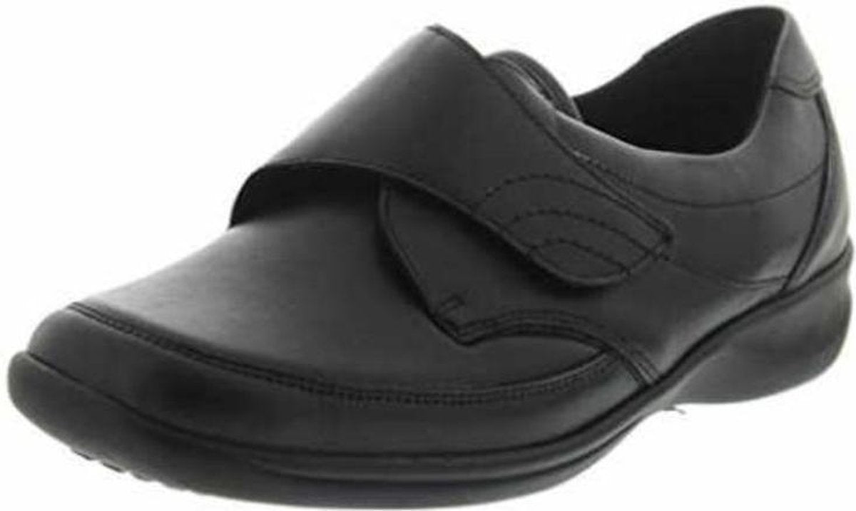 Waldläufer Dames Klittenbandschoen Orthotrit 54306-301-001 Zwart - Millu-S Wijdte M - Maat 8