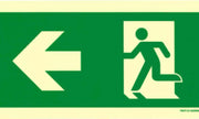 Links Bord Nooduitgang