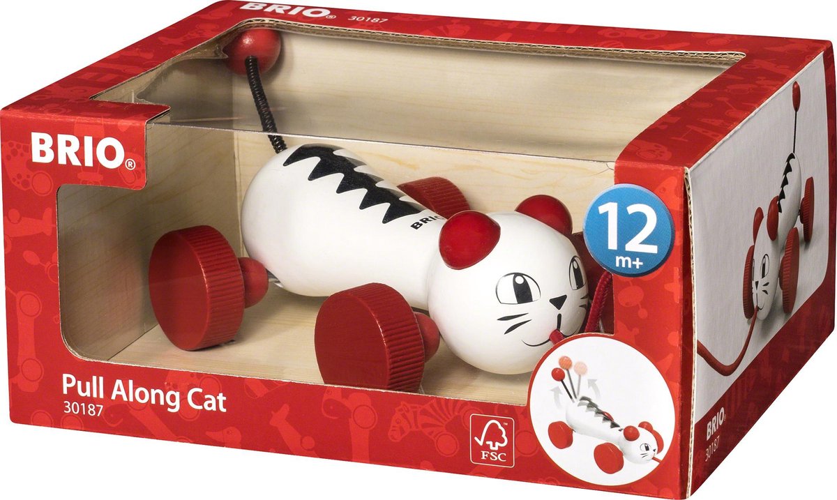 BRIO Kat - trekdier - 30187