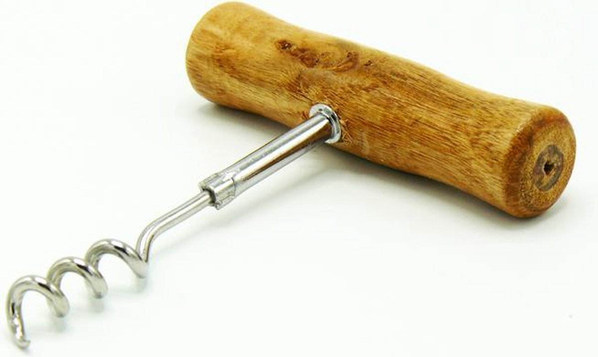 Doodadeals® Legacy Kurkentrekker – Wijnopener - Kurkentrekker Wijn – Wijn Opener – Champagne Opener – Met Houten Grip