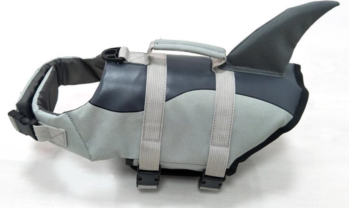 Dogs&Co Zwemvest voor honden HAAI - Maat XL -  reddingsvest - zwemondersteuning voor honden