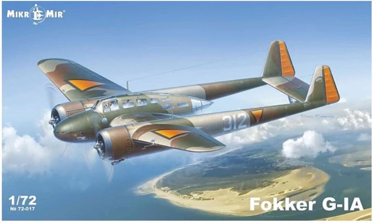 Mikromir | 72-017 | Fokker G-1A | 1:72