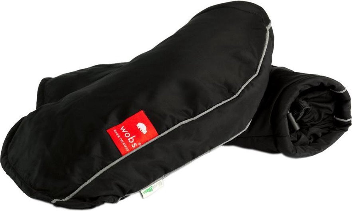 WOBS handwarmers voor op de fiets Bike Pogies - Urban Black