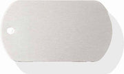 Hondenpenning Militair ID-label zilver - military tag | 2 zijden graveren | 40x28 mm