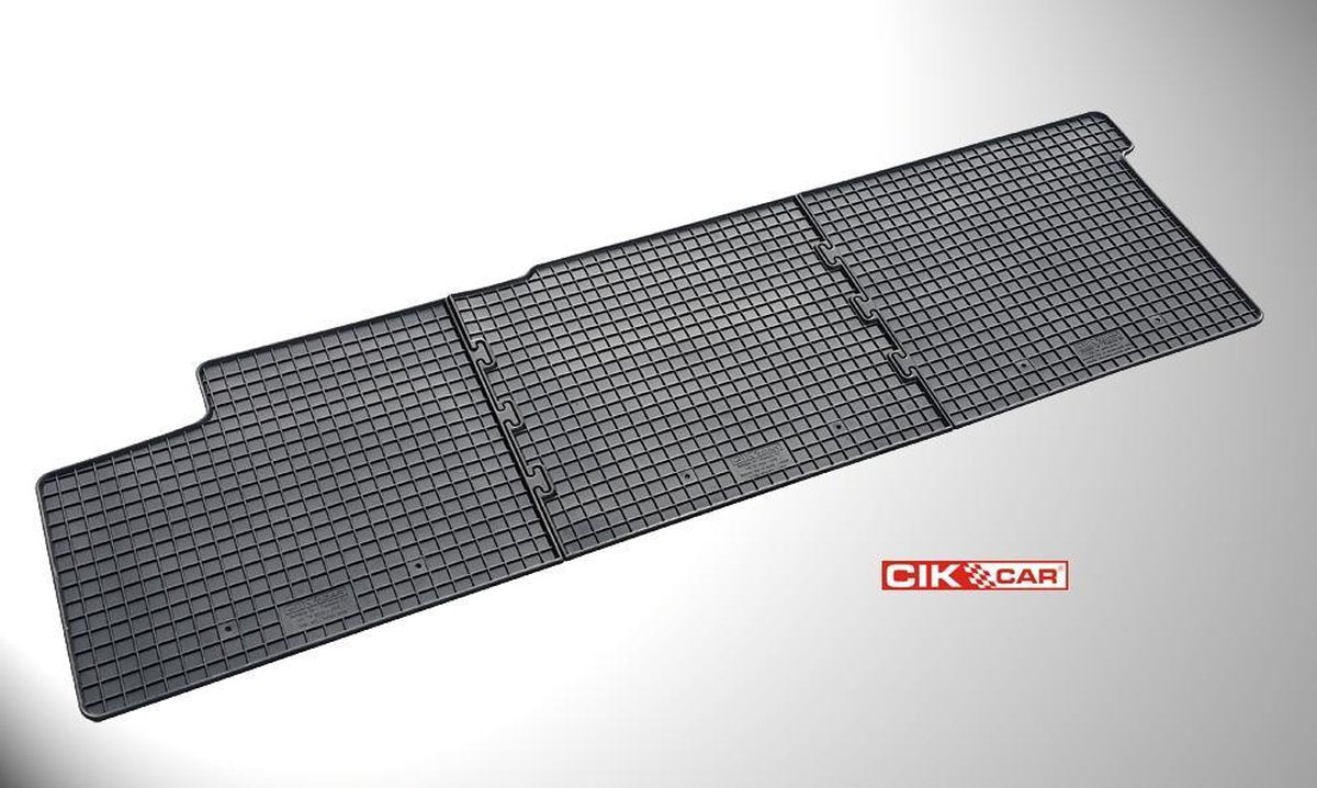 Set rubber automatten op maat Vw T5 tweede zitrij 2003 t/m 2014