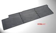 Set rubber automatten op maat Vw T5 tweede zitrij 2003 t/m 2014
