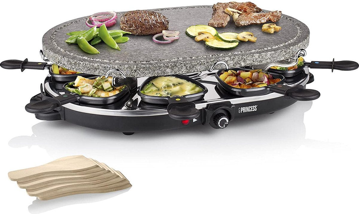 Gutos Princess gourmet ovale raclette steengrill