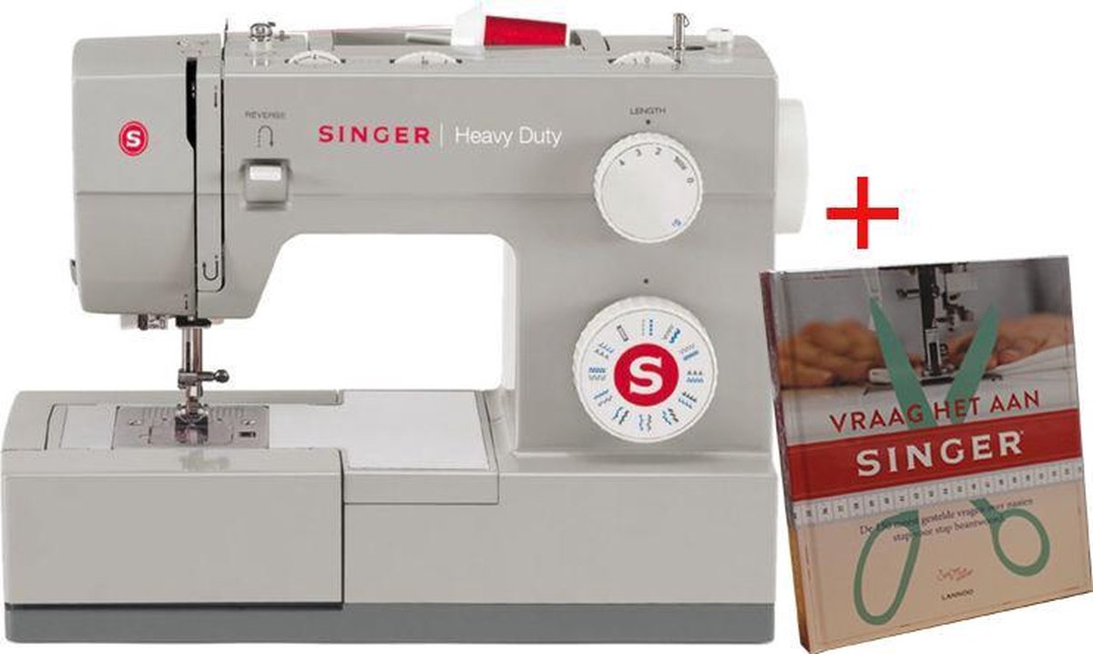 Singer Heavy Duty 4423 naaimachine  met Singer naaiboek