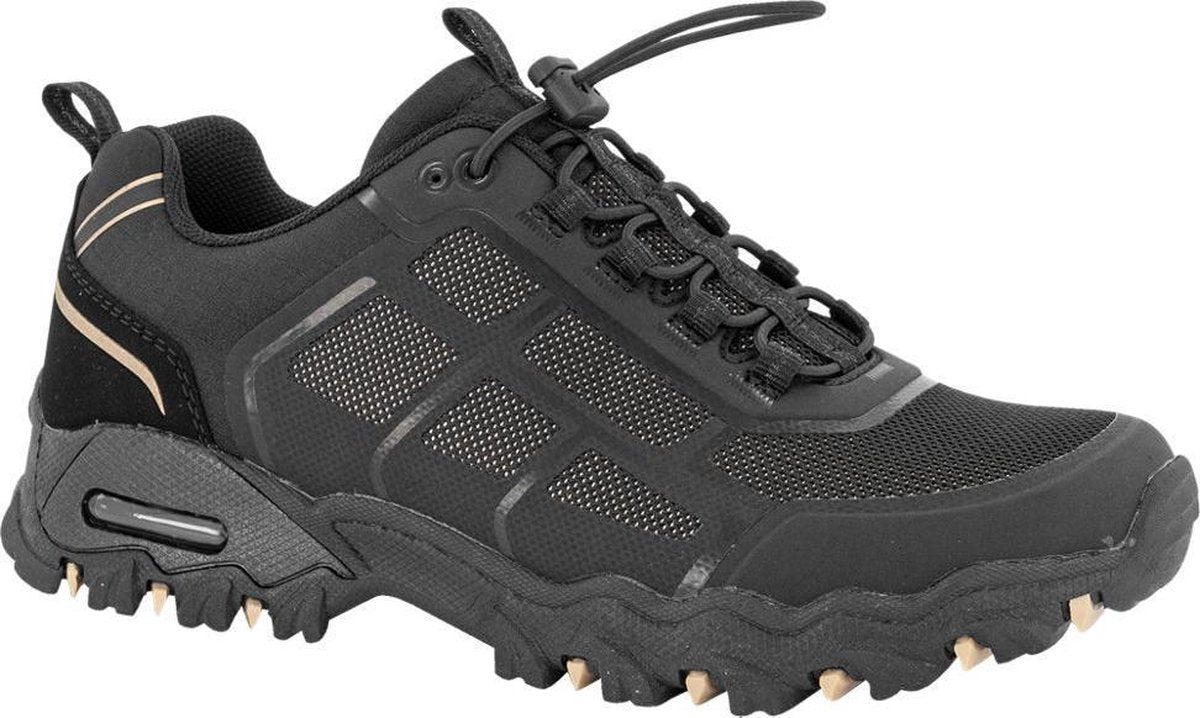 Landrover Dames Zwarte wandelschoen elastiek - Maat 36
