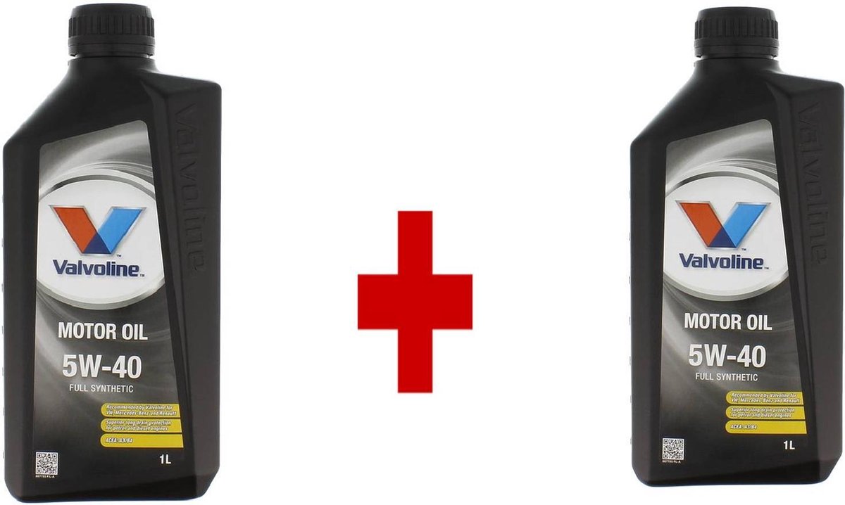 2 Stuks Valvoline 5W40 - Motorolie - Motorvoertuigen Diesel