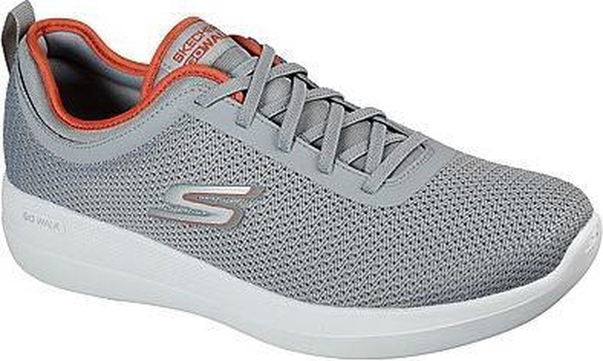 Skechers  - GO WALK MAX DELUXE - Mens - Gray Orange - 44