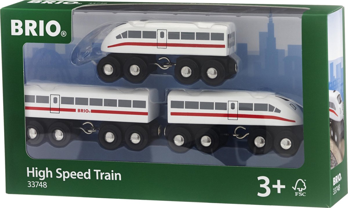 BRIO Hogesnelheidstrein met geluid - 33748