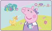 Arditex Vloerkleed Peppa Pig 45 X 75 Cm Polyester Roze/blauw
