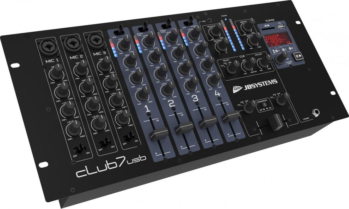 JB-Systems CLUB-7USB - DJ mengtafel