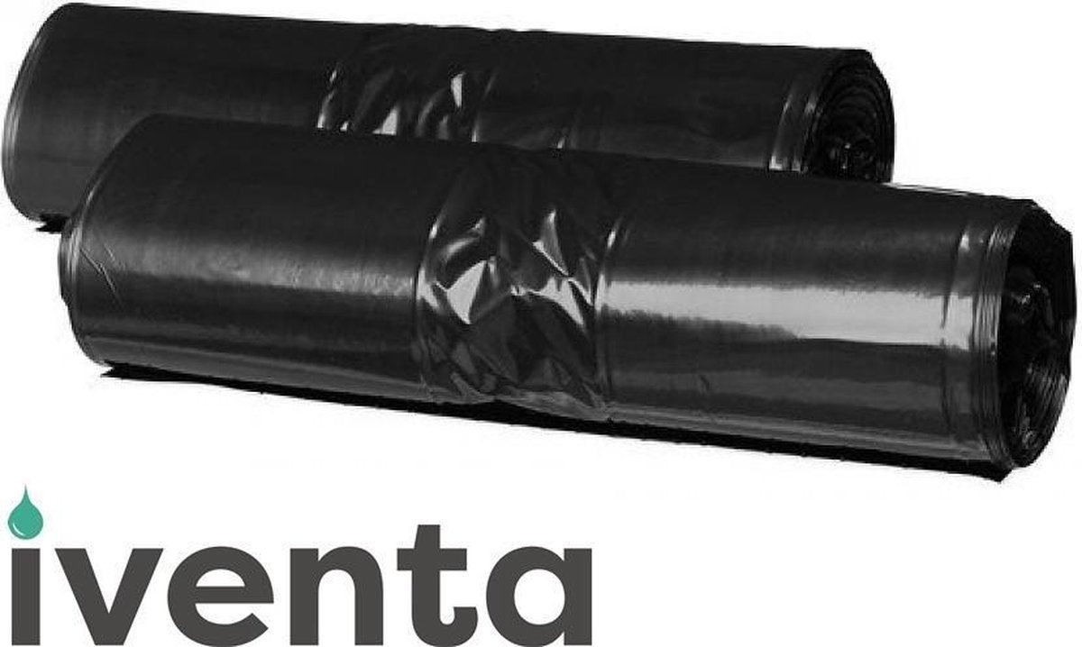 Afvalzak HDPE 20L T15 - 50x55 cm - Zwart - 20 rol á 50 stuks