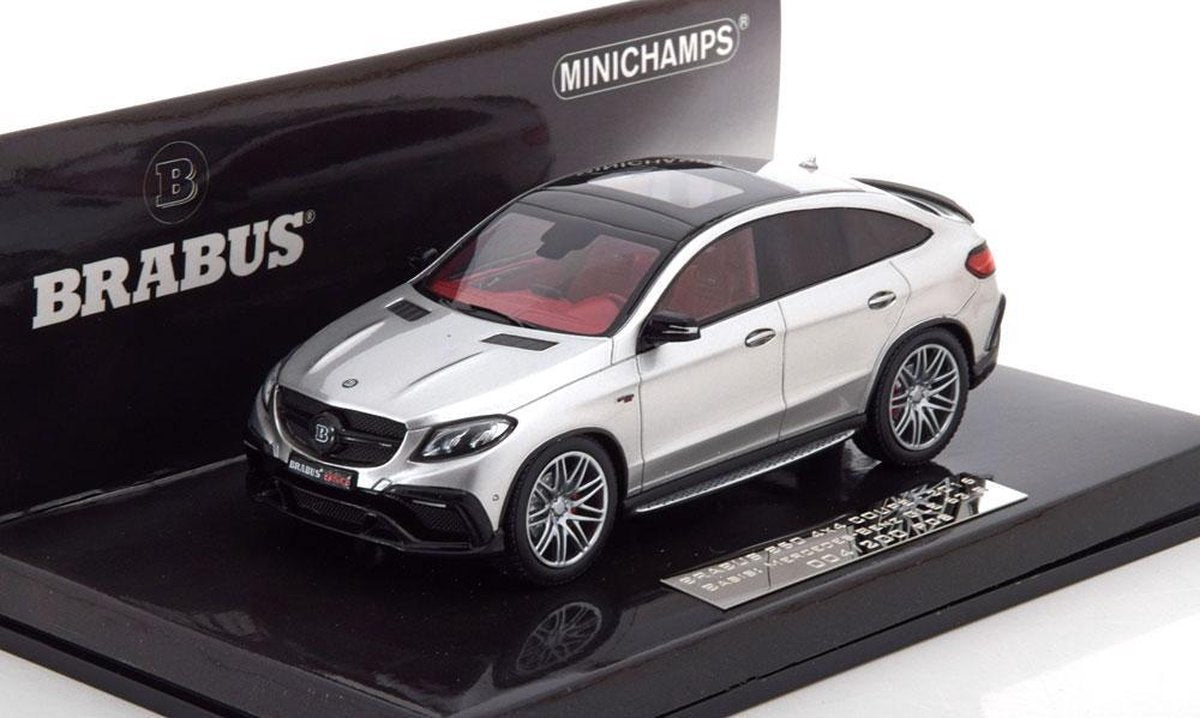 Mercedes-Benz Brabus 850 4x4 Coupe ( Basis GLE 63S ) 2016 Zilver Metallic 1-43 Minichamps Limited 200 Pieces