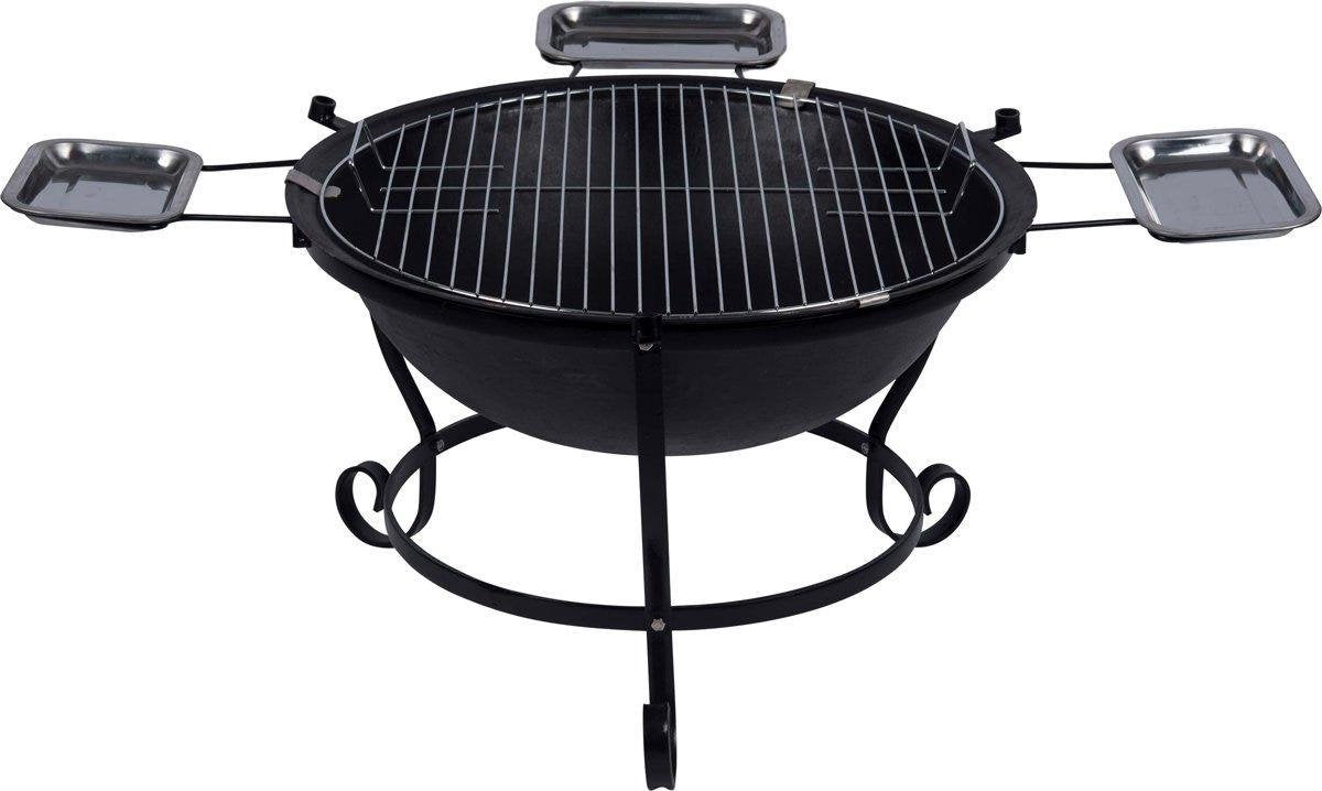 Campfireplace Set - kampvuurset inclusief vuurschaal + grillrooster + driepoot