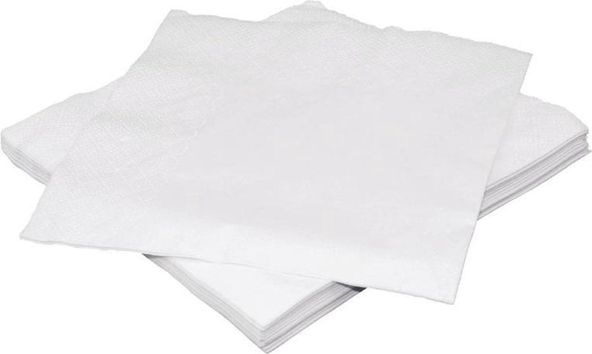 Fiesta lunchservetten wit 30cm 2000 stuks