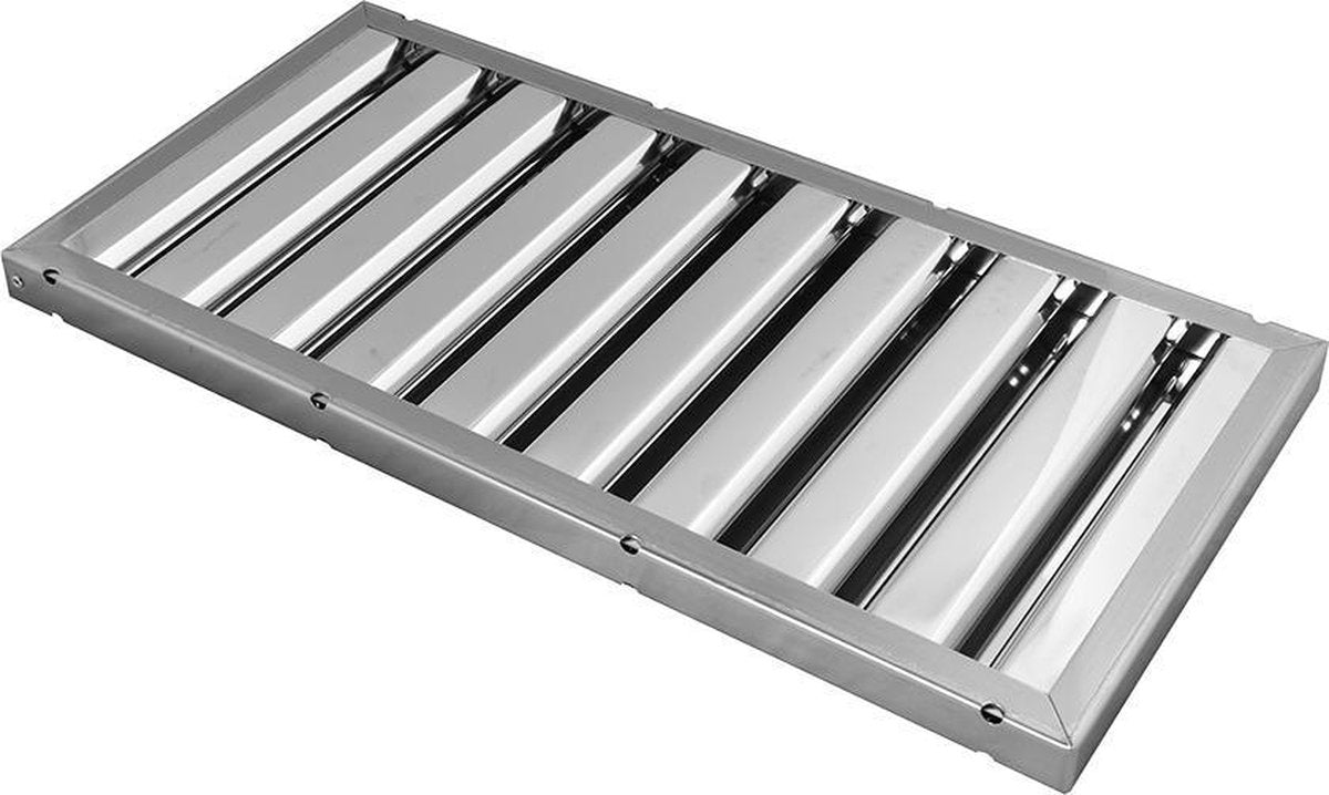 Lamellenfilter 250x500x25mm voor Horeca Afzuigkap