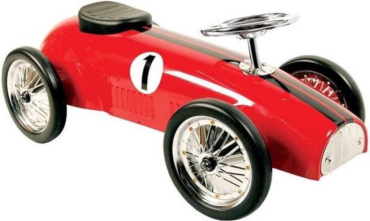 Metalen Loopauto New Ride On Racer - Rood