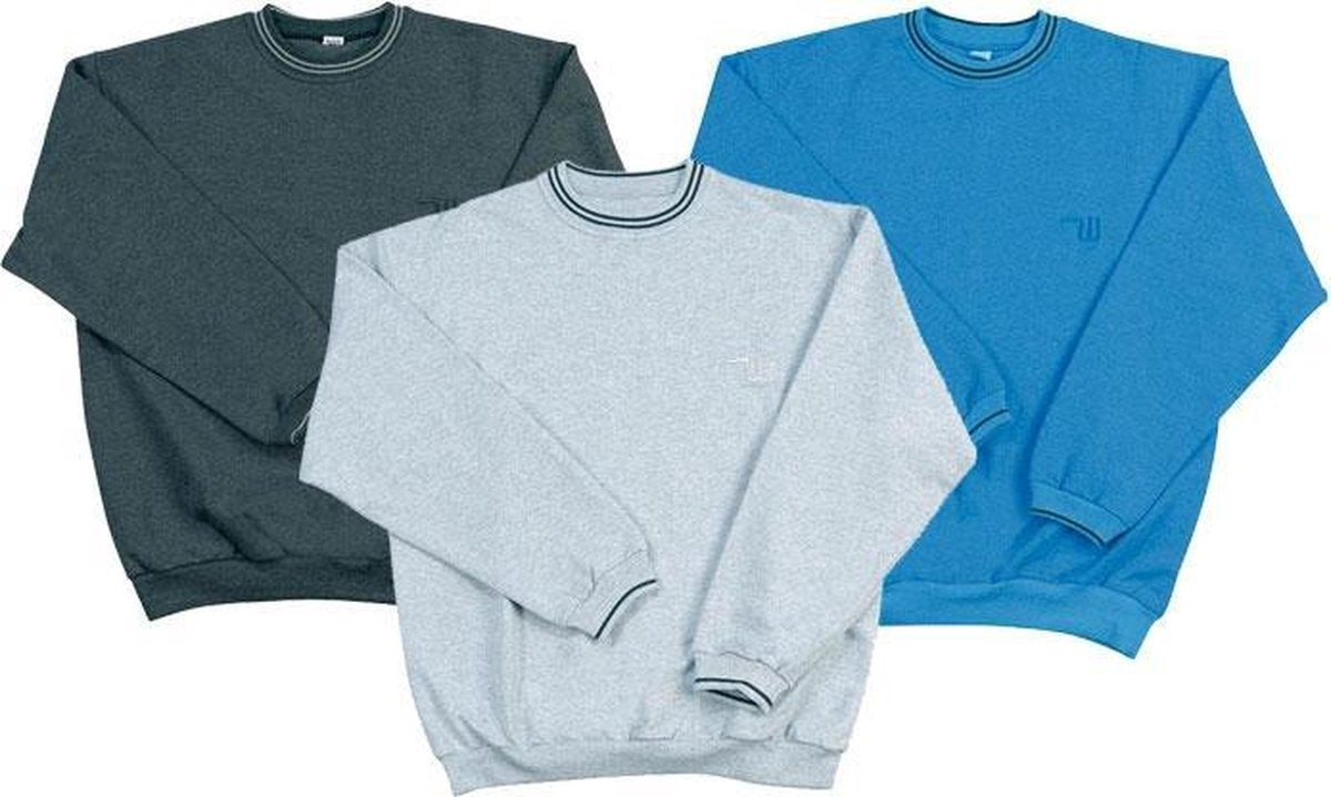 Sweatshirt royaal blauw maat XXXXL