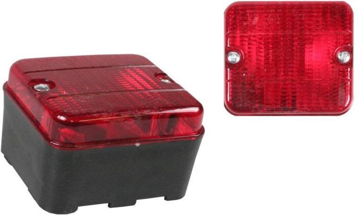 Mistachterlicht Rood 85 X 75 mm