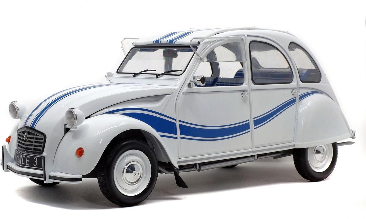 Citroen 2CV France 3 1983 White/Blue