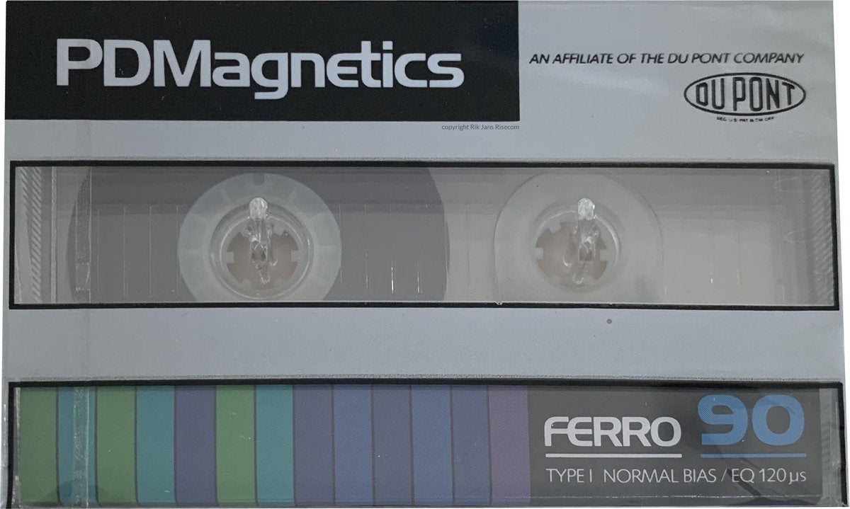PDM FE 90 AUDIO TAPE (CASSETTE BANDJE) - 90 MIN (2 X 45) TYPE I - IEC 1 - vintage uit 1990