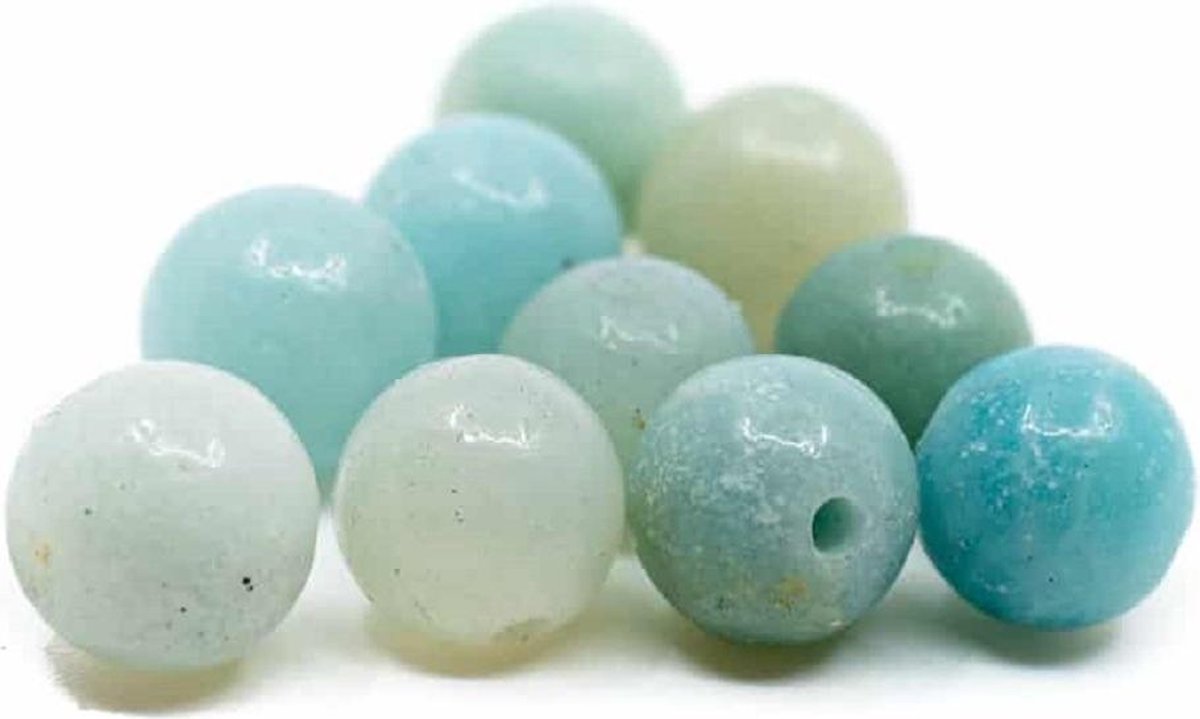 Edelsteen Losse Kralen Amazoniet – 10 stuks (6 mm)