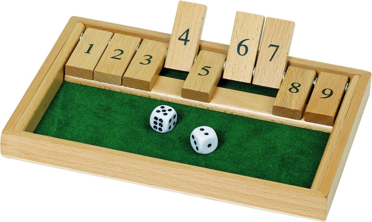 Dobbelspel: SHUT the BOX