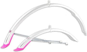 Simpla Spatbordenset Ubiquit 45 28 Inch Wit/roze