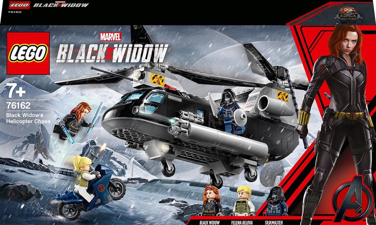 LEGO Marvel Avengers Black Widow's Helicopter Chase -76162