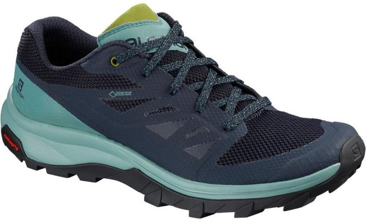 Salomon Outline Gtx Wandelschoenen Dames - Trellis / Navy Blazer / Guacamole - Maat 41 1/3