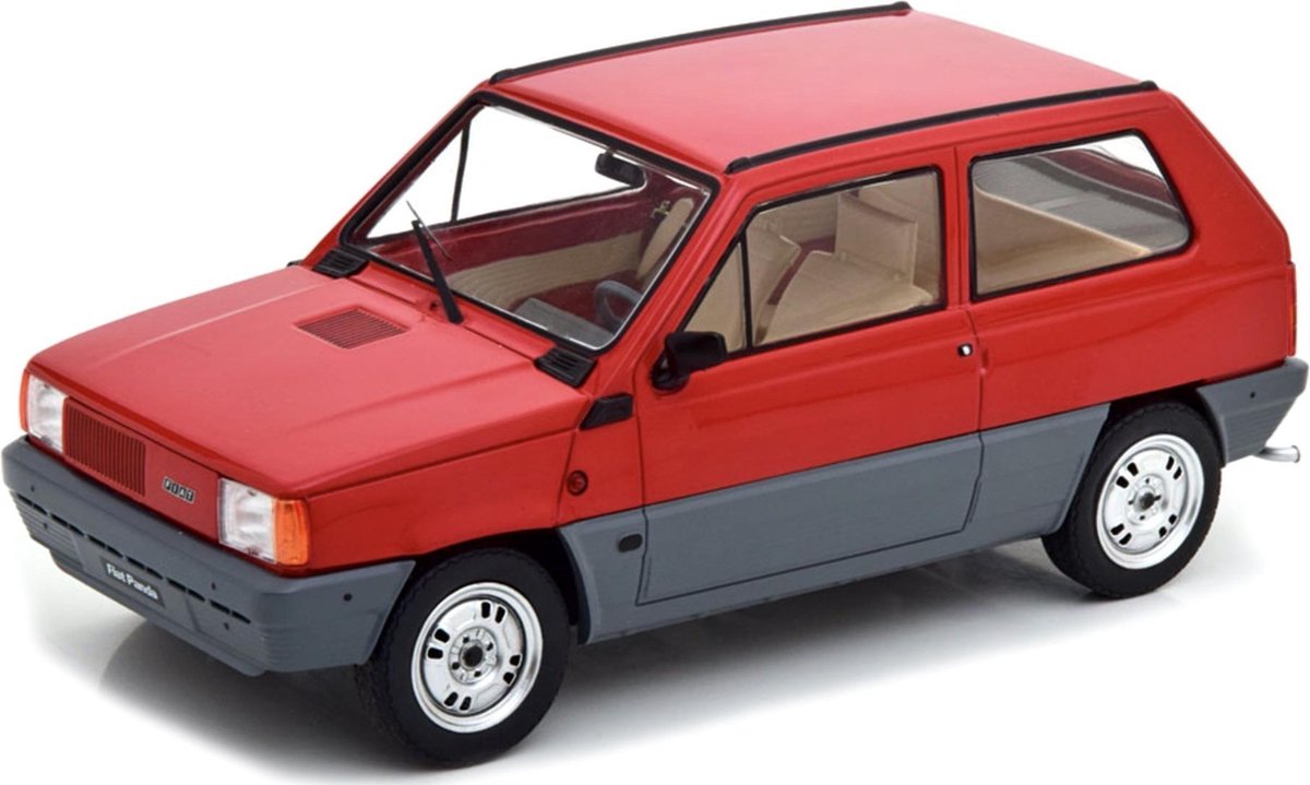 Fiat Panda 30 MK 1 1980 Rood 1-18 KK Scale Limited 1250 Pieces